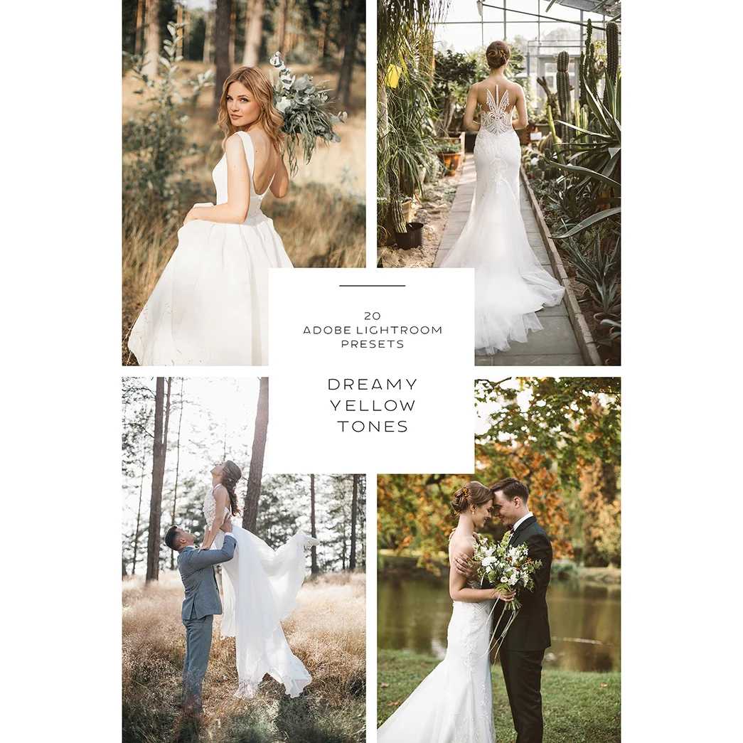 20 Adobe Lightroom Presets: Dreamy Yellow Tones