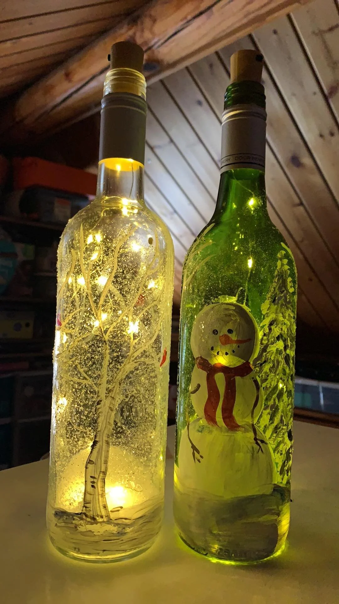 Guided Bottle Painting Class