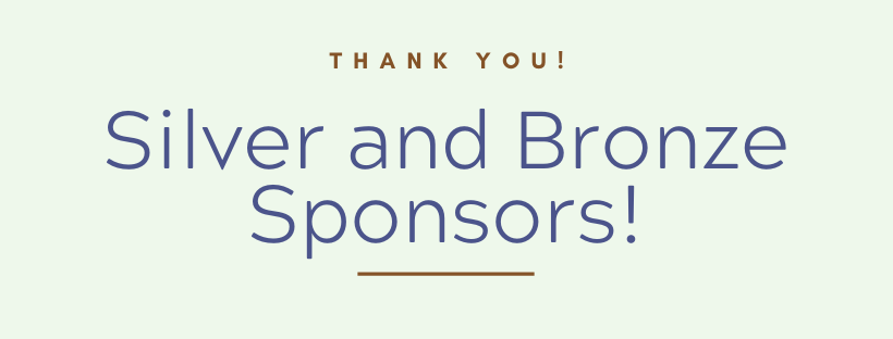 Thank You Silver and Bronze Banquet Sponsors!