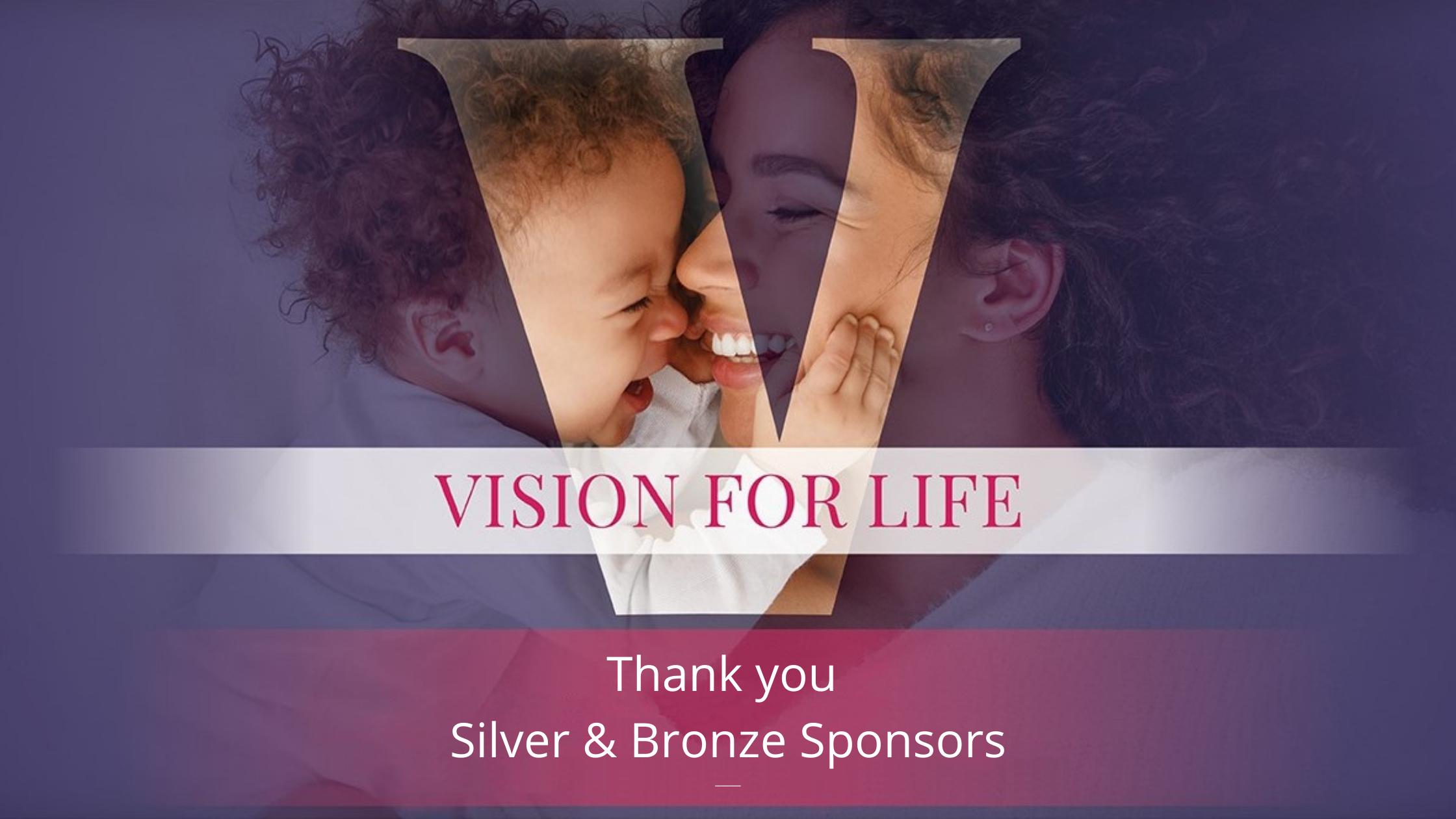 Thank you Silver and Bronze Sponsors!