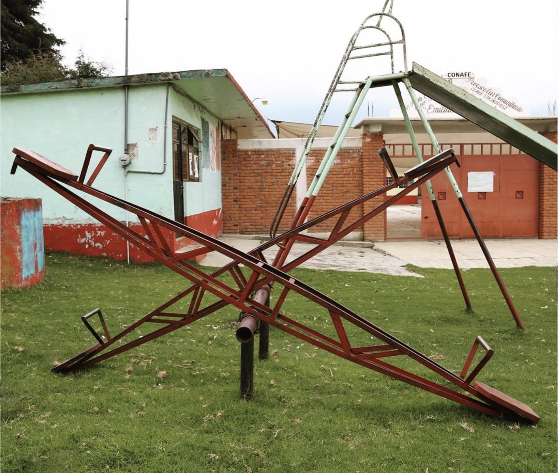  Playground in Rural Mexico (Seesaws) 