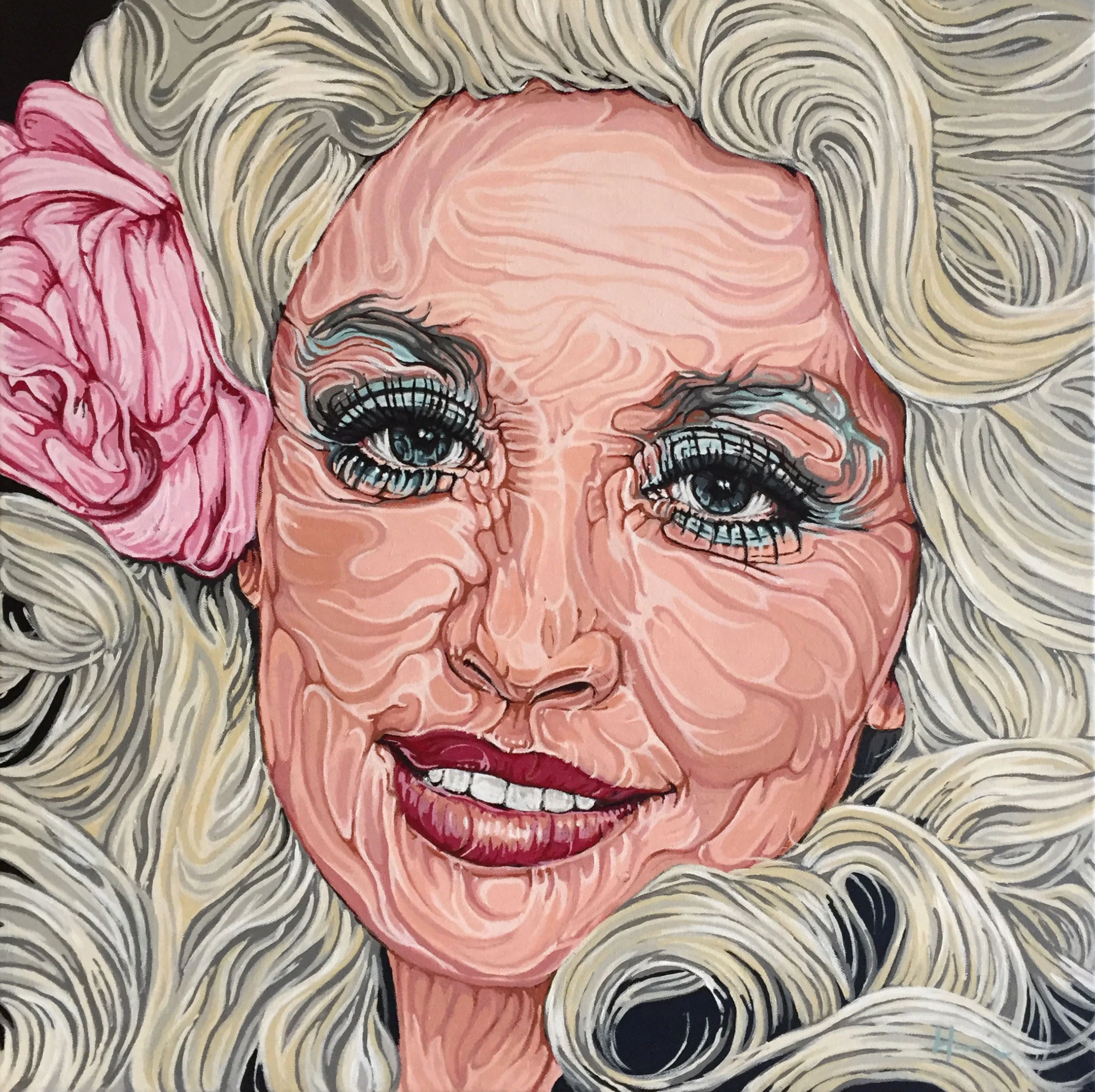 Dolly - A Portrait of Dolly Parton - Canvas Print