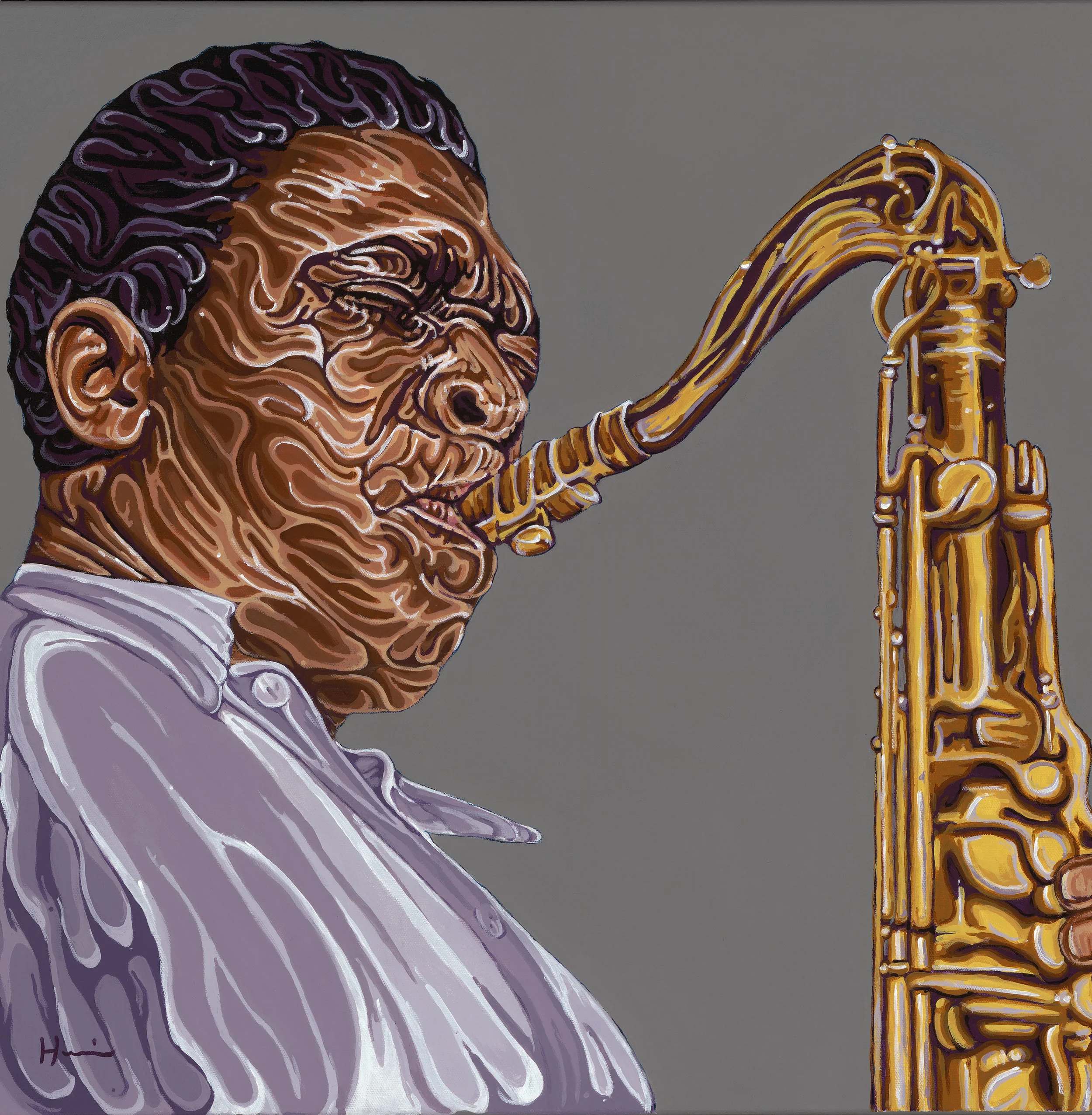 Coltrane - A Portrait of John Coltrane - Canvas Print
