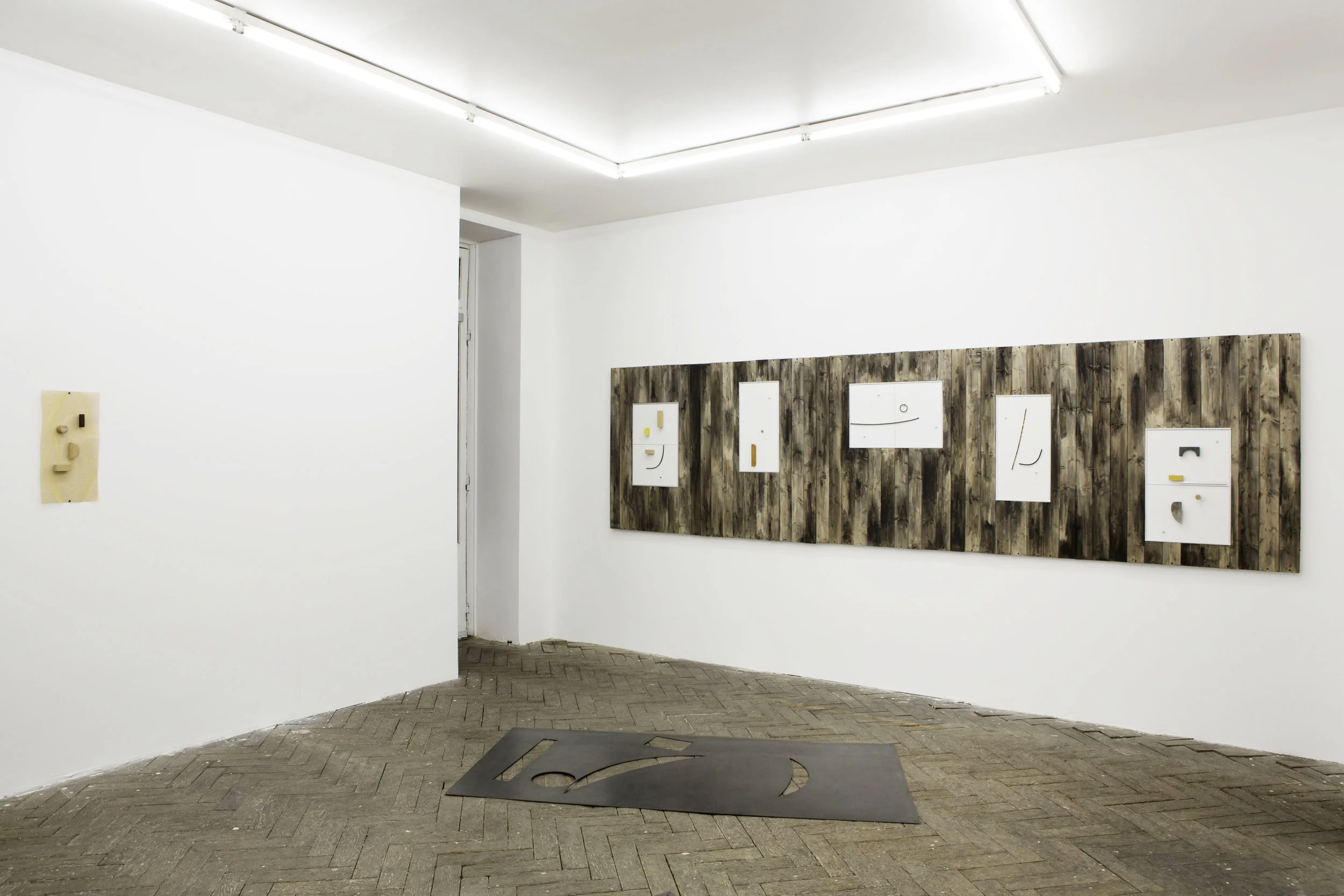 Automatic (installation view), mixed media
