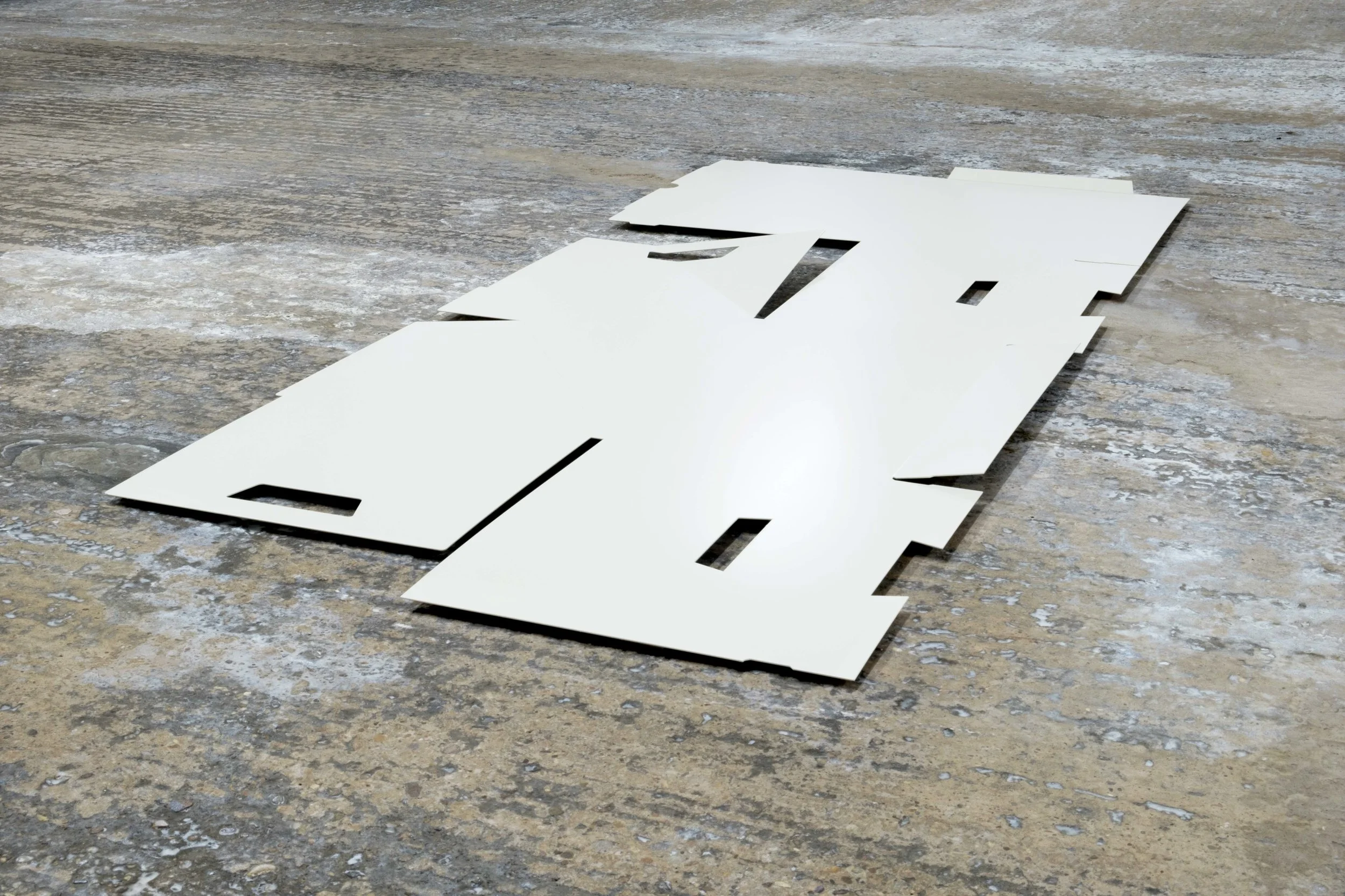 Drop Box, powder coated laser cut and formed steel