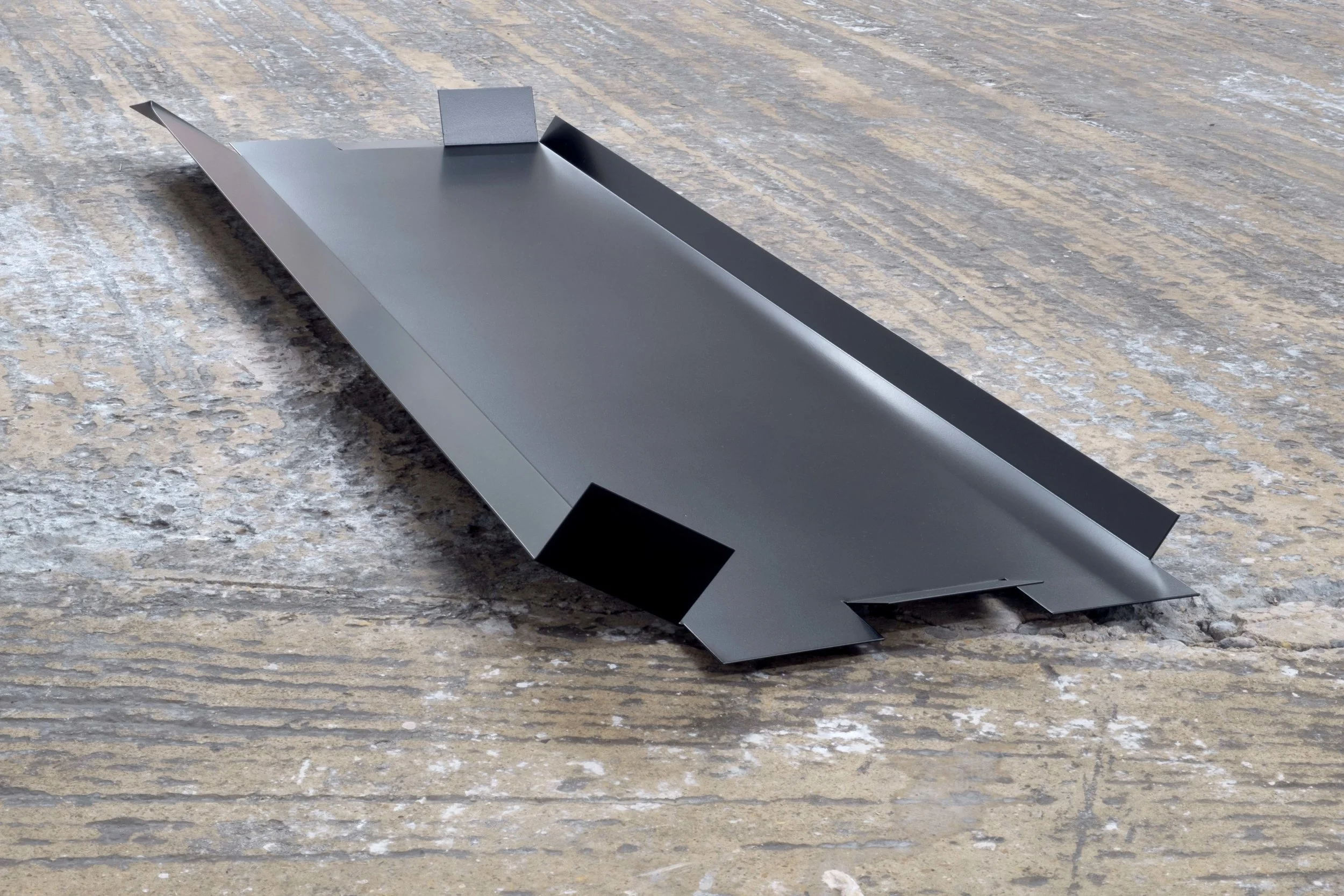 Drop Box, powder coated laser cut and formed steel