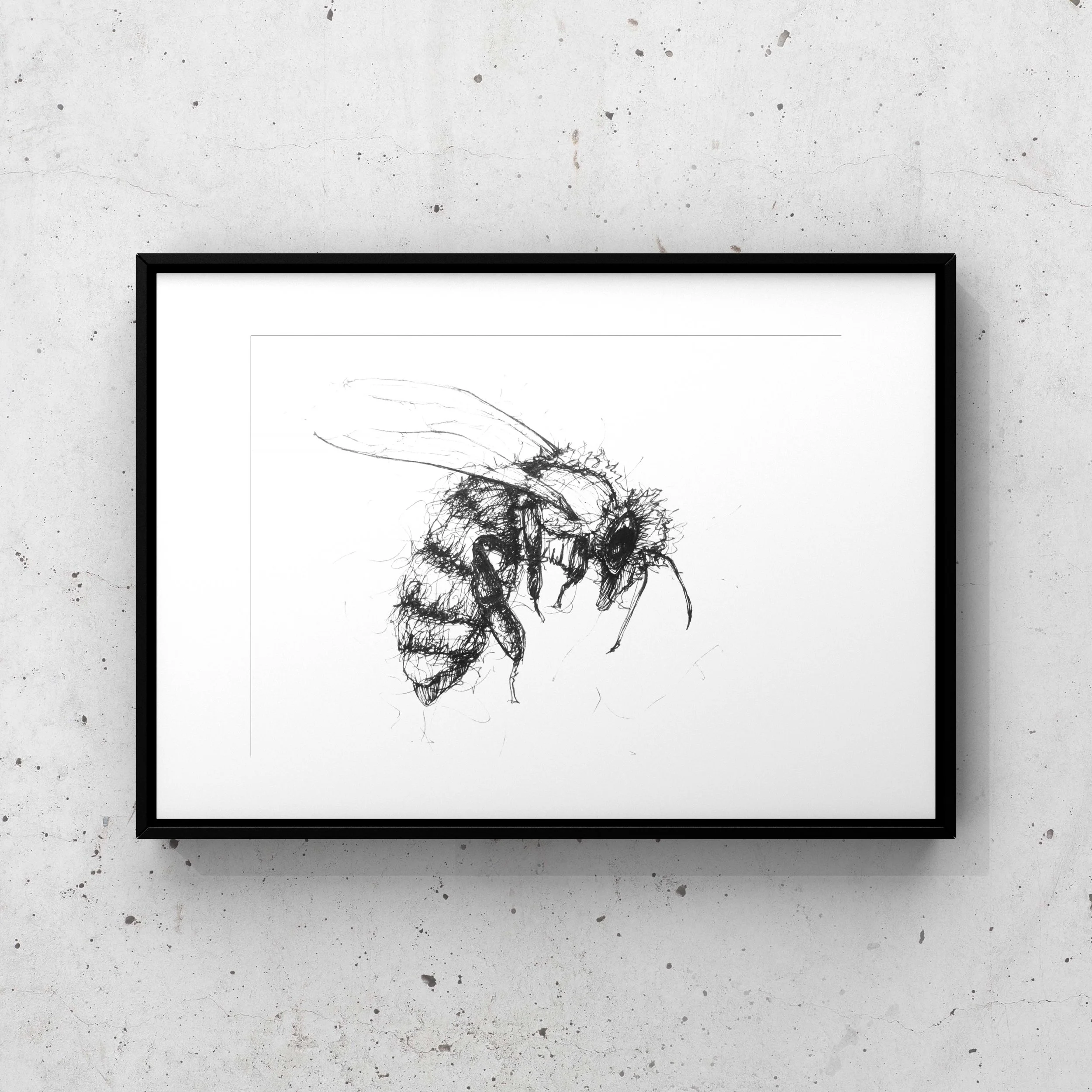 The Crouching Bee - Fine Art Print