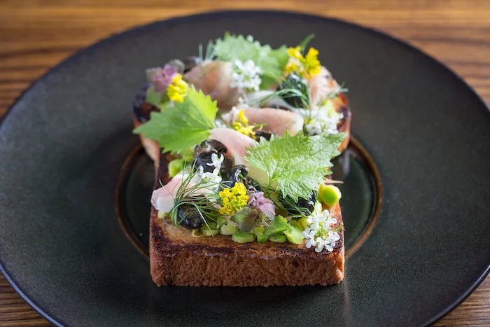 Cultivar's most famous attraction might well be its gorgeous plating—each dish resembles a piece of art. Photograph by Galdones Photography