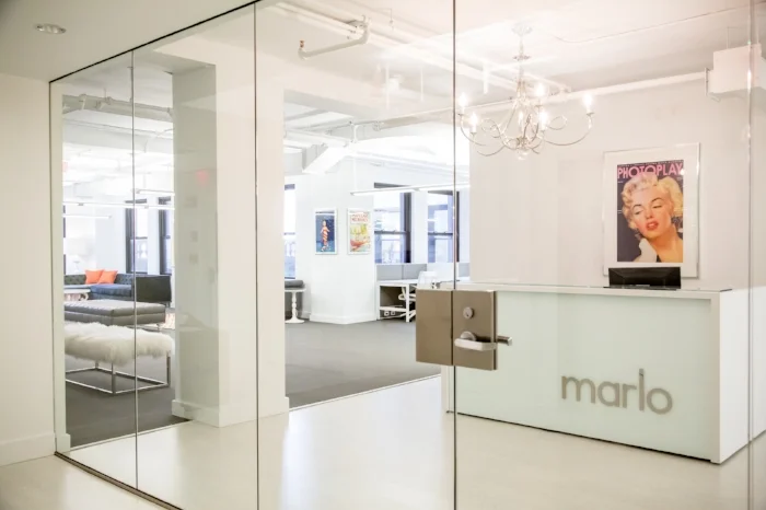 The entrance to marlo marketing's office in Downtown Crossing Photograph courtesy of marlo marketing