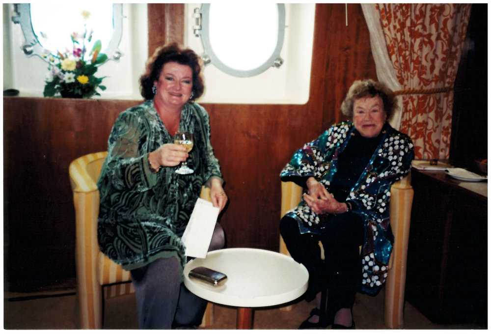  Lydia and Julia aboard the QE2 