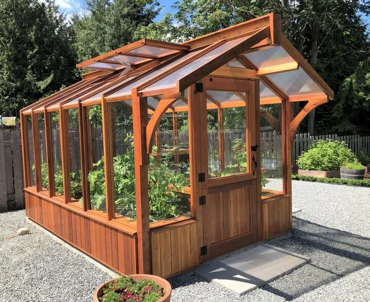Portico Porch Extension — CedarBuilt Greenhouses
