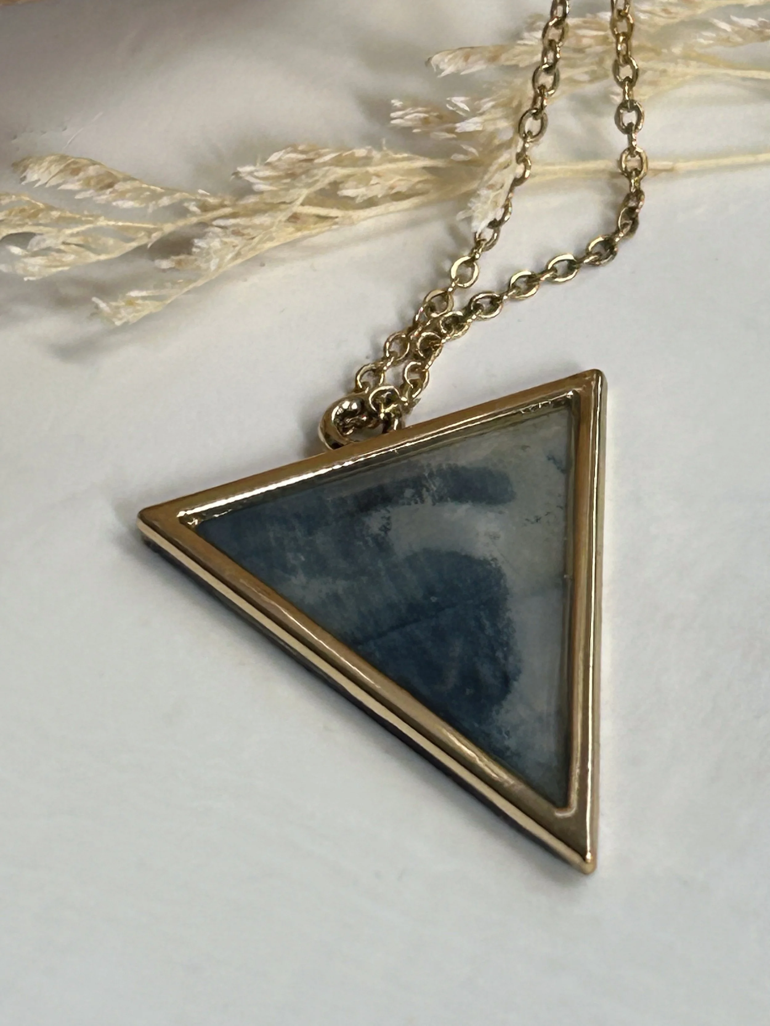 Encaustic Monotype Necklace