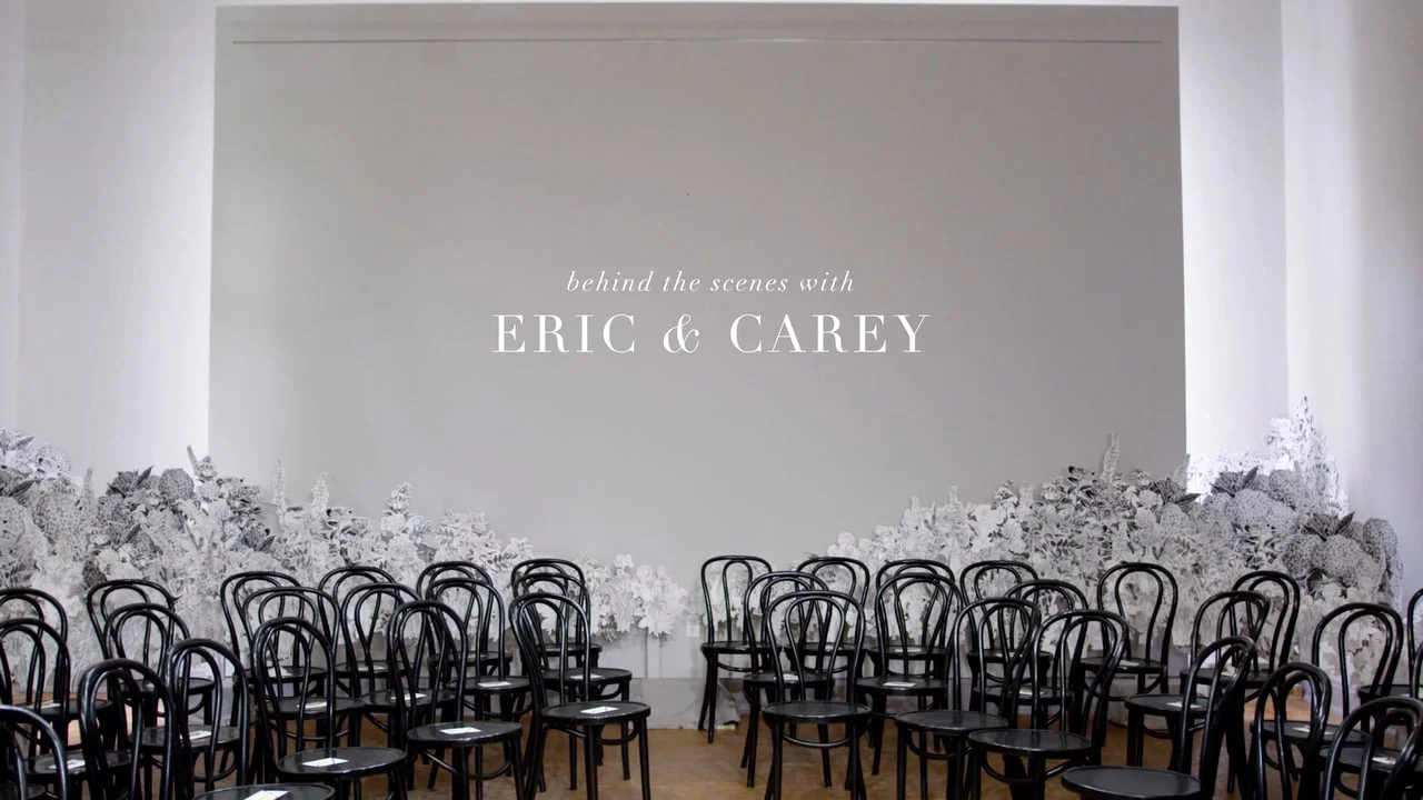 Behind The Scenes with Eric&Carey - Featured on Martha Stewart Weddings!