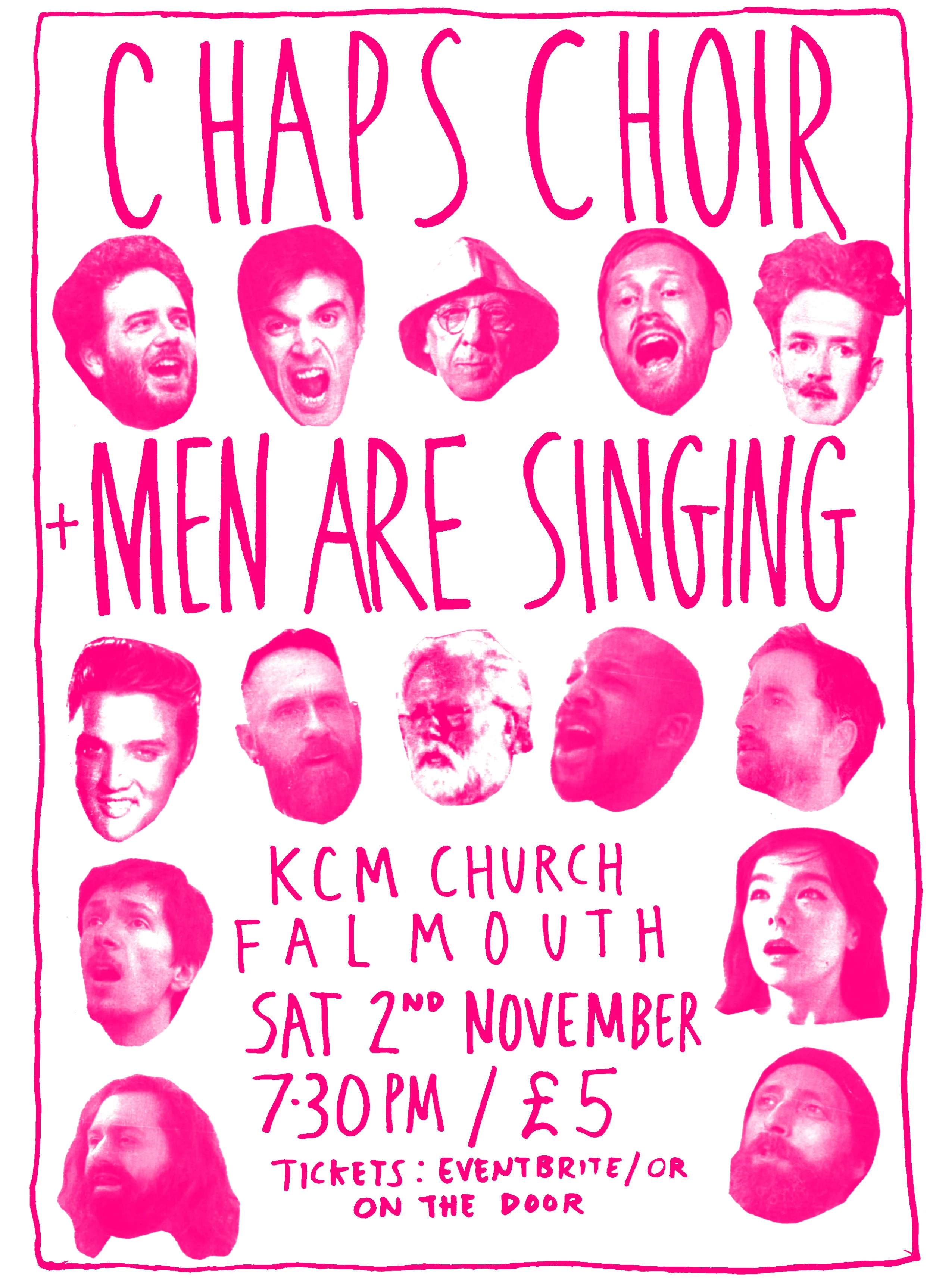 FALMOUTH: Chaps Choir & Men Are Singing