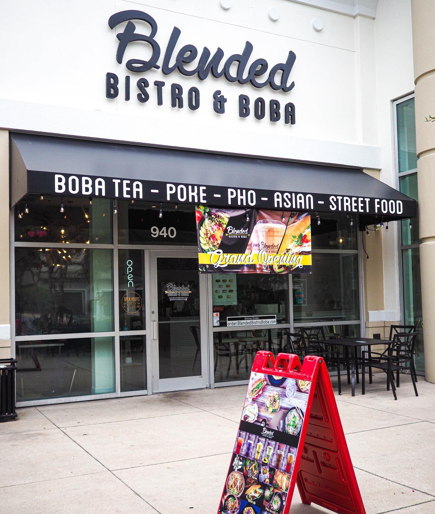 🧐Have you visited second location yet?

Blended Bistro &amp; Boba is one-month old now🎉🎏We just want to thank everyone for supporting us and give many critical feedback so we could do better. Delivering high quality is our mission and putting a sm
