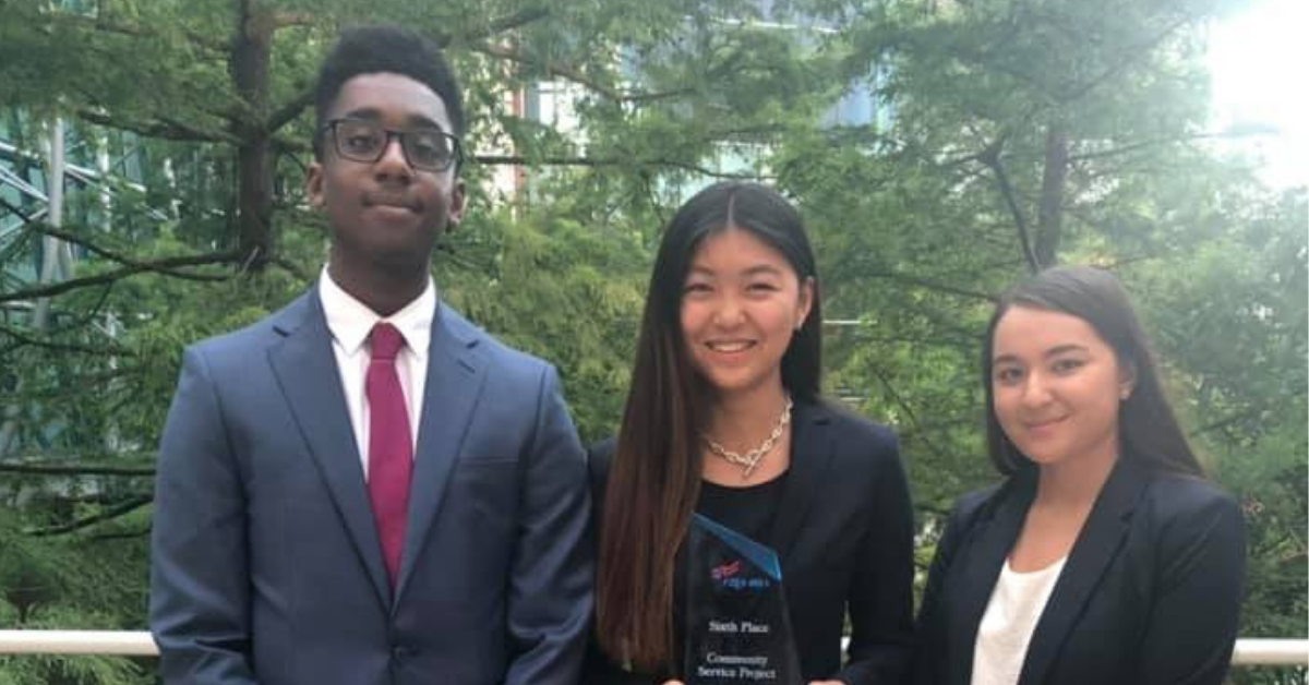 Briar Woods High School FBLA Comfort Cases Project Wins National Award