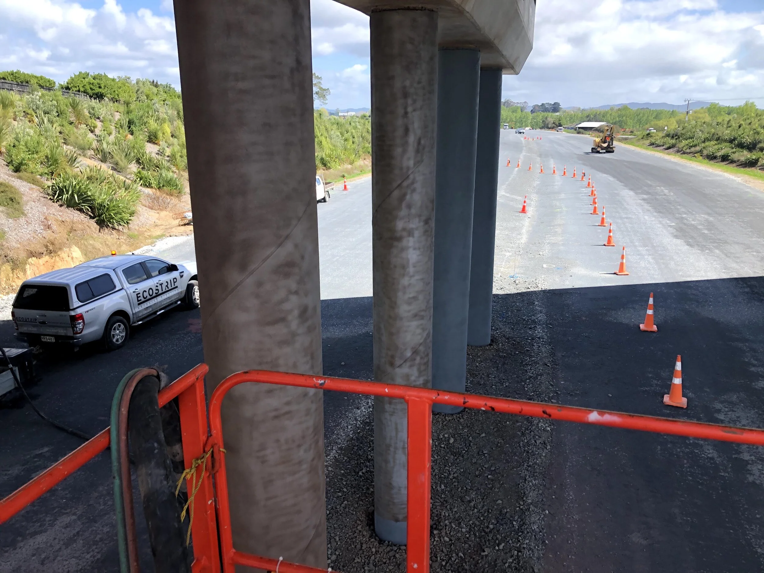 City Alliance project- After blasting columns