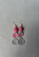Bead and Oya Drop Earrings