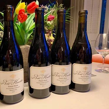 Bee Hunter wine bottles