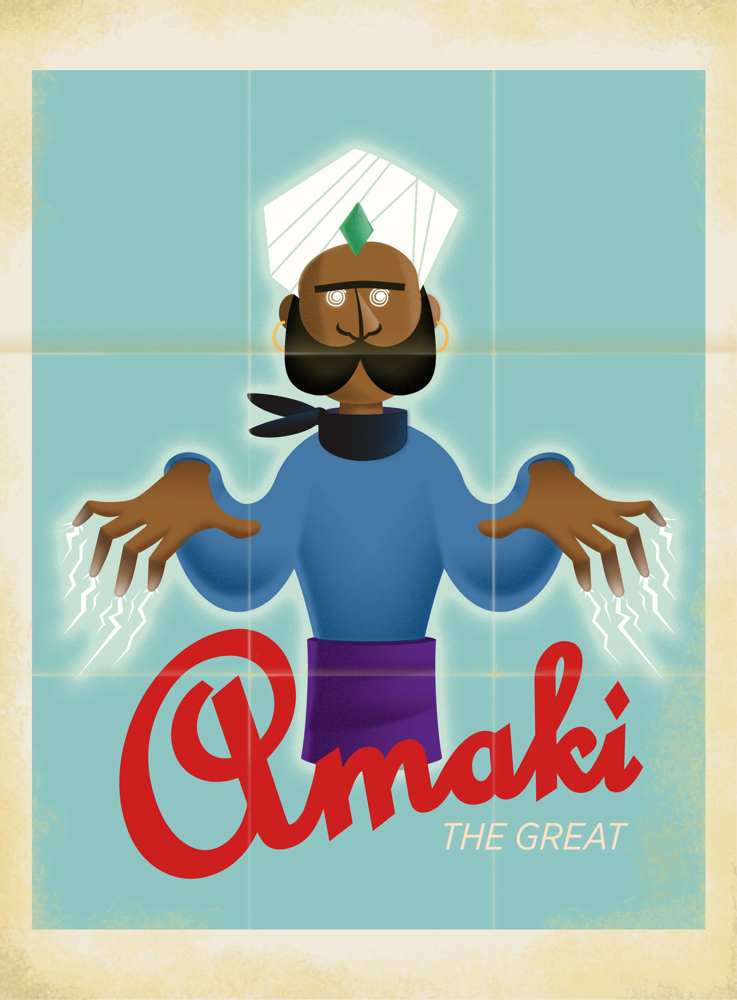 Circus Poster Series: Amaki the Great