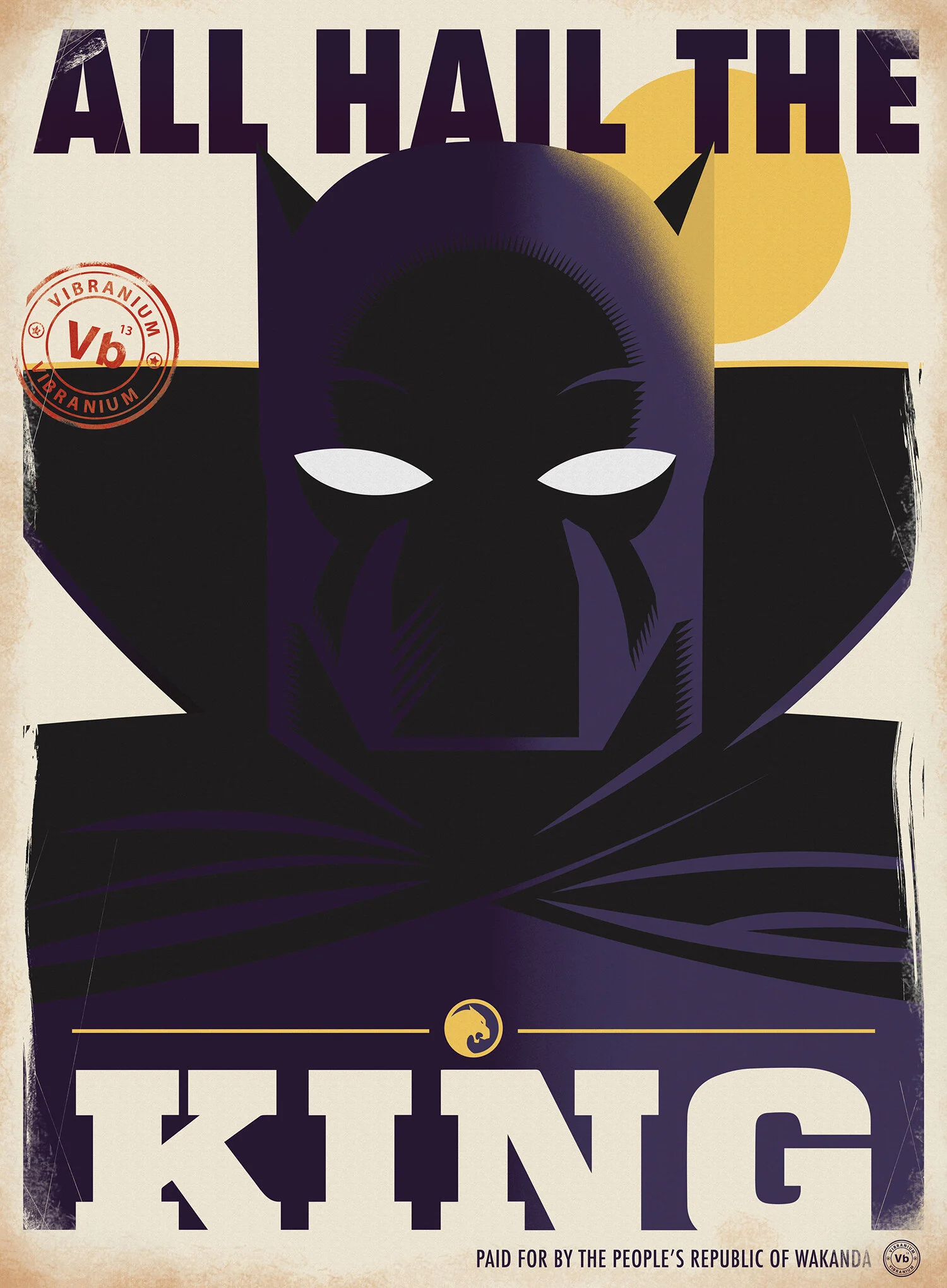 Marvel Royalty Poster Series: Black Panther King of Wakanda
