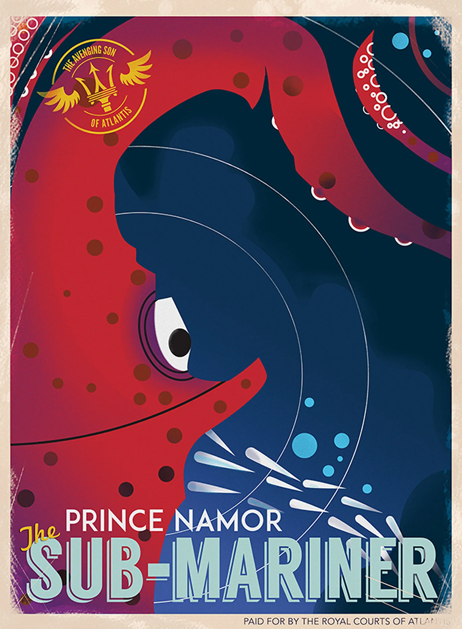 Marvel Royalty Poster Series: Namor The Sub-Marnier
