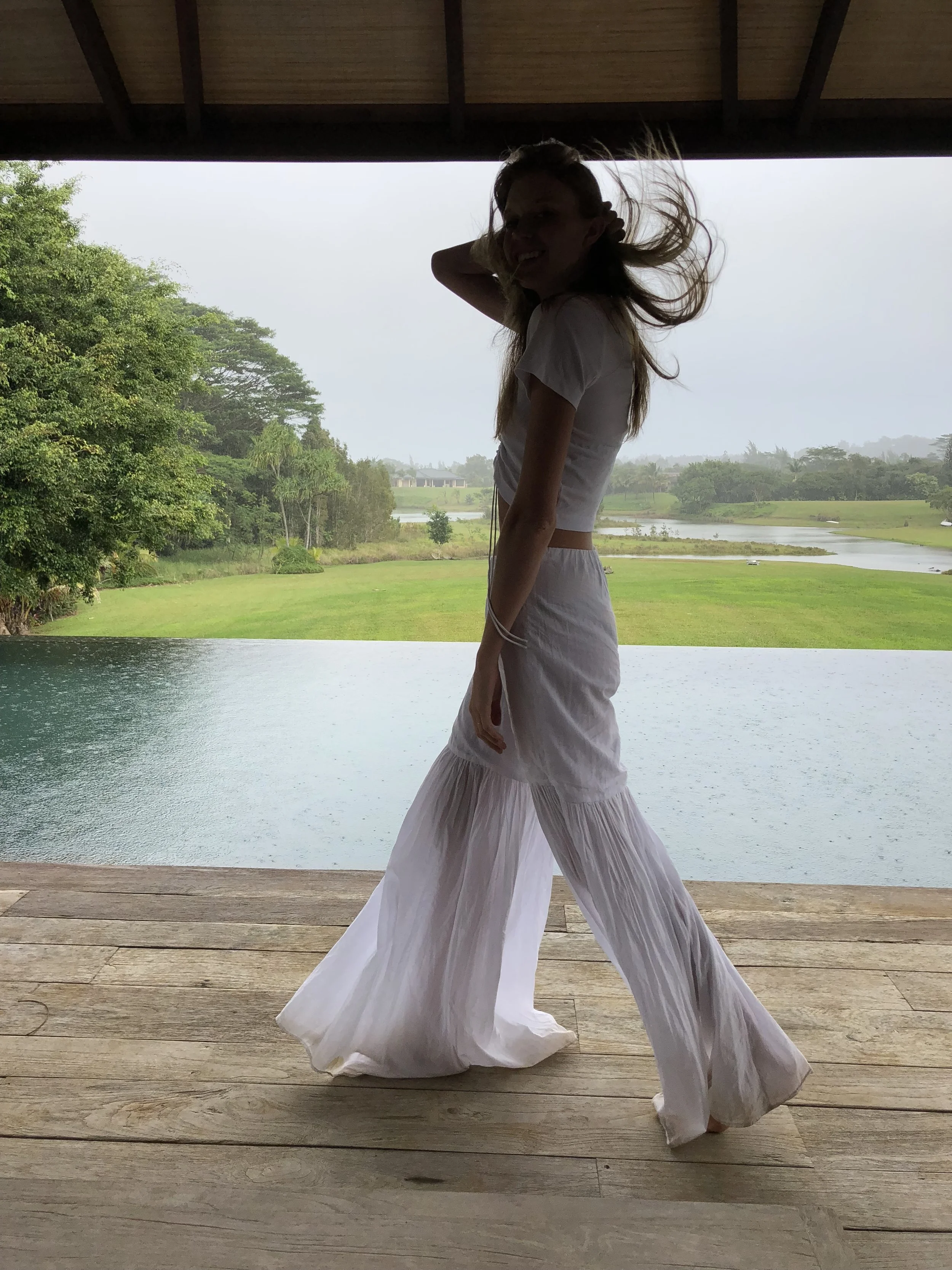 Pants are Caroline Constas Top is Alexander Wang