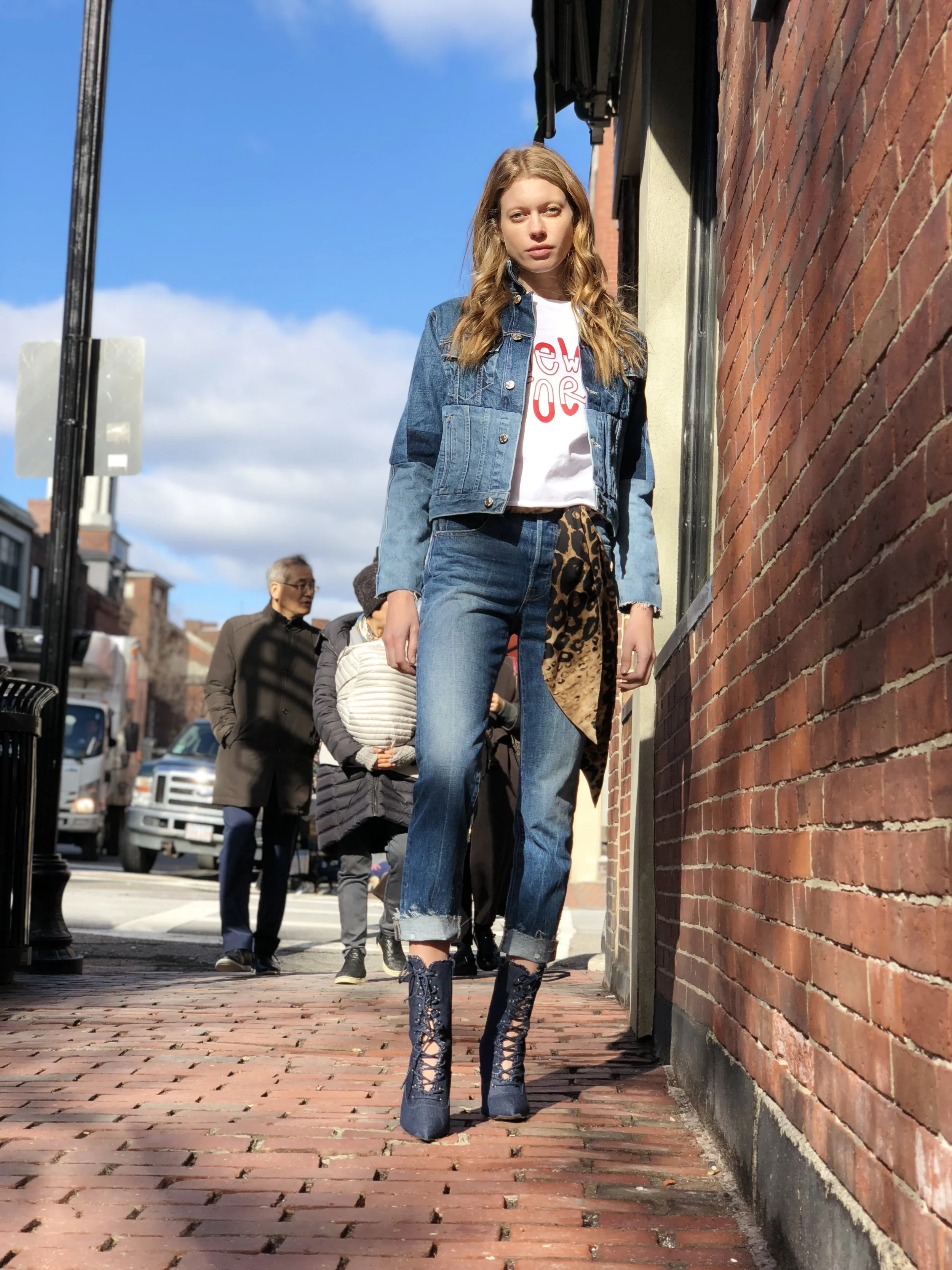 Ok let's talk denim jeans first. These are Helmut lang. Click here to shop. I do love HL jeans. They are kind of vintage feeling. High quality denim and high waisted (some). But I would not say they are my fave. Here's a list of some of my favorite denim brands. Mother Denim - They fit SO good. I don't think I ever tried on a pair and said "I don't like how these fit". They are also so comfortable but you could never tell because they hug in all the right places. Rag and Bone - They are long enough. Where my tall ladies at? They actually go down to my ankles which I love. Also Nordstrom Rack always has good deals on rag and bone items. Hudson Jeans - I feel like they are just ahead of the curve. Awesome cuts, cute detailing, and collars with other brands. 