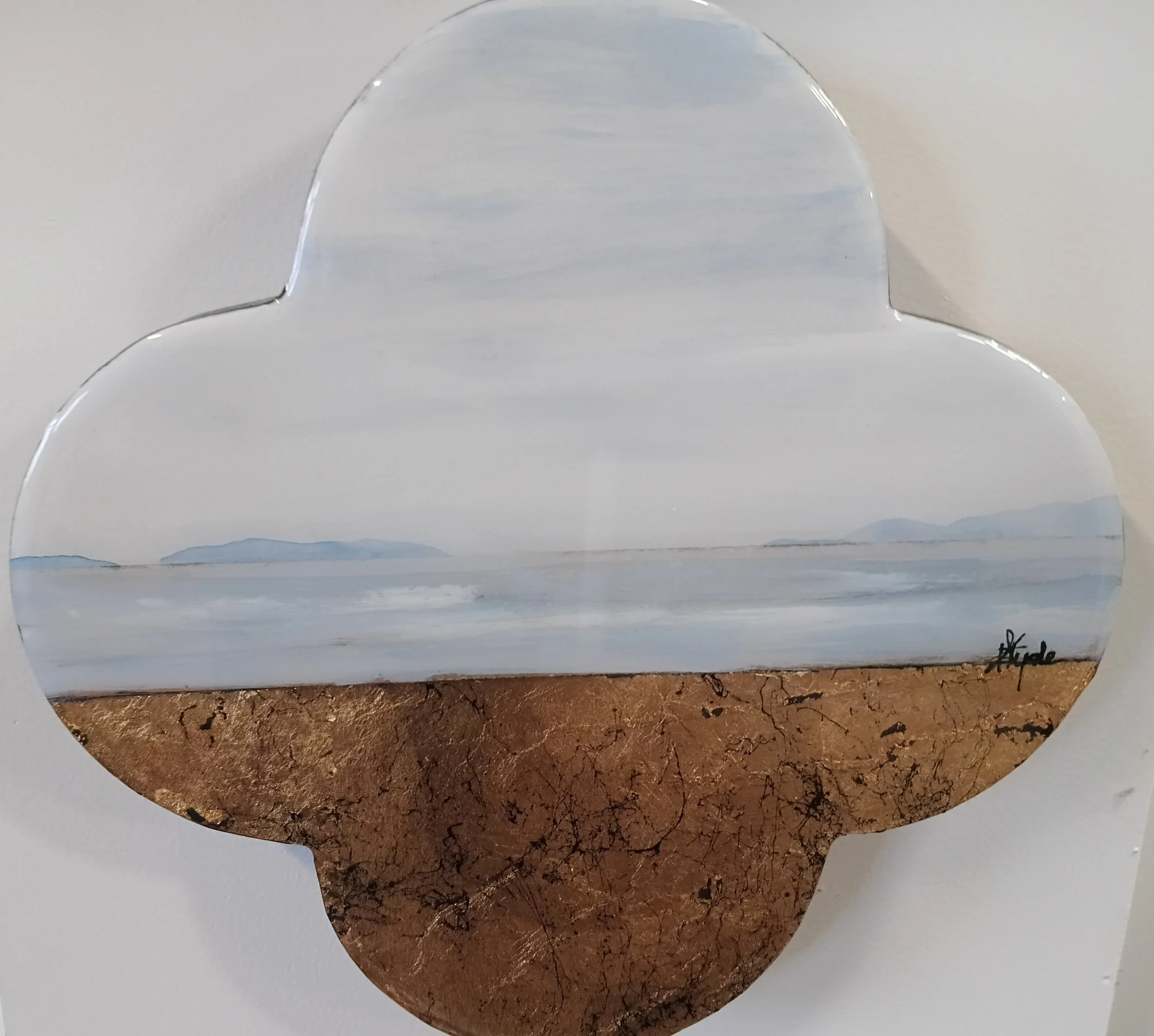 Fog Seascape Quatrefoil