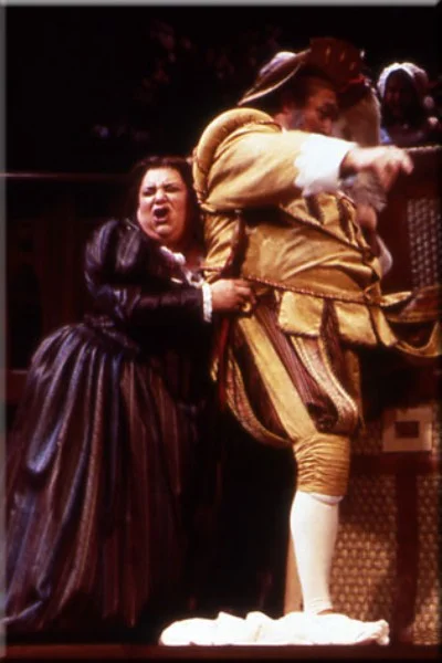 Mistress Quickly , Falstaff (with David Cox), Opera San Jose, 2000