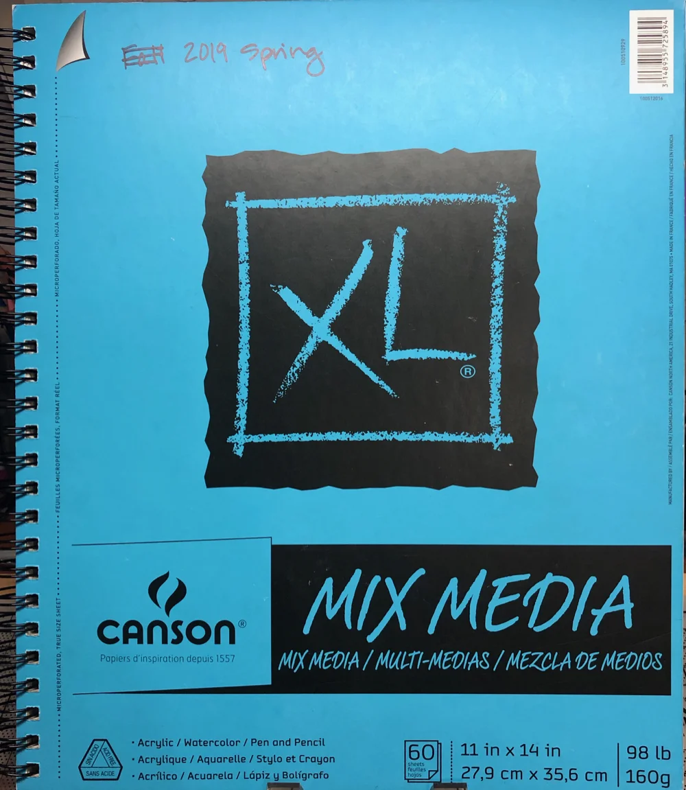 Current sketchbook I use.