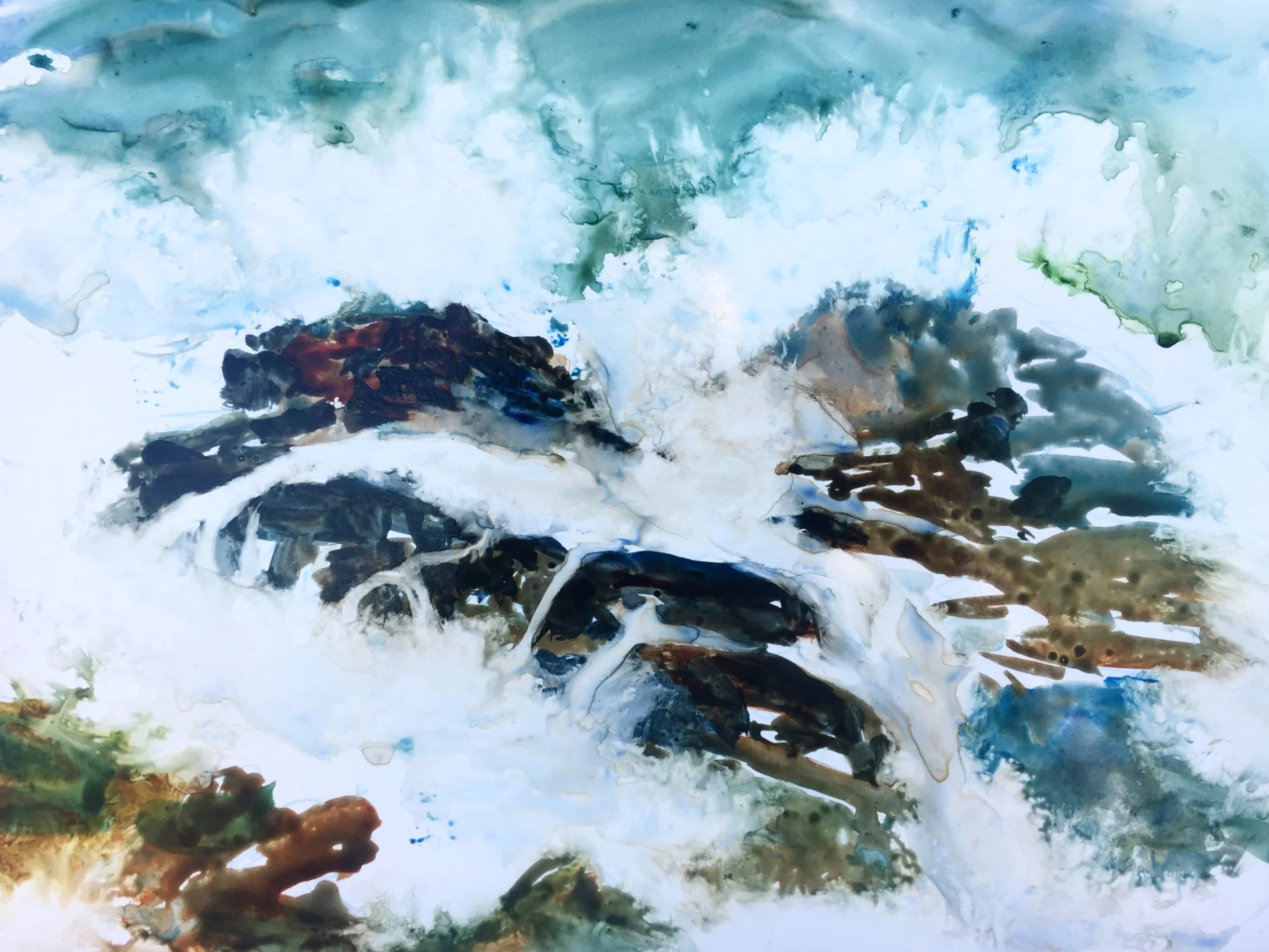 Hide Tide, Cambria- plein Air, seascape.JPG