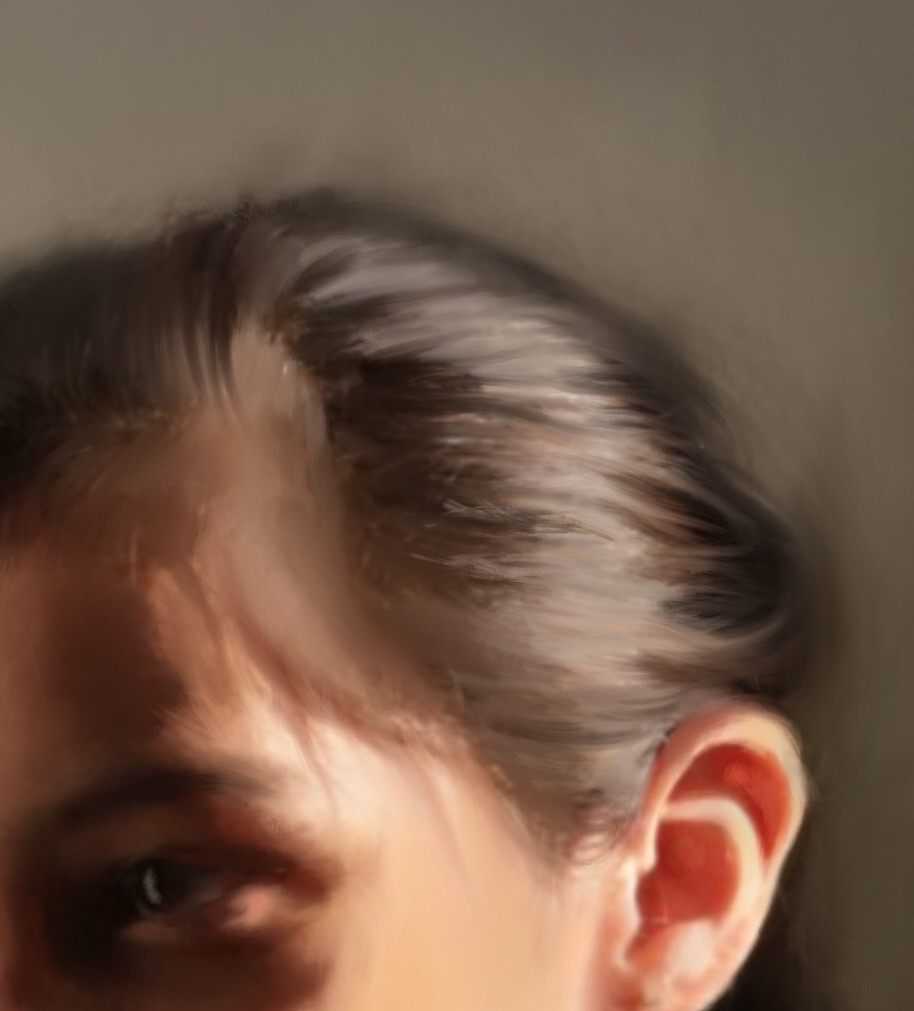 Details of portrait 