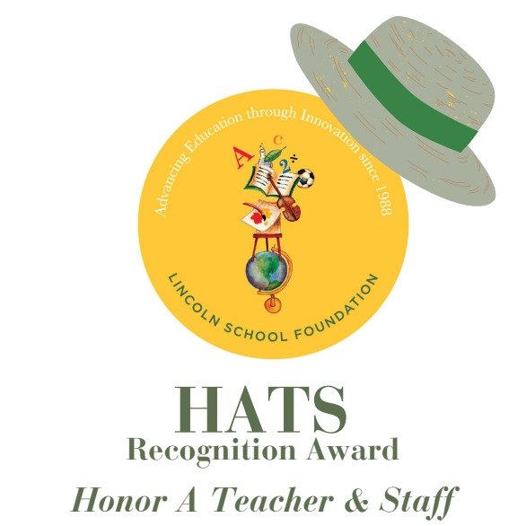 🎒 School's almost out, but you still have time! 🎒

Our end-of-year HATS drive closes THIS MONDAY, June 9th - just 5 days left to honor the amazing teachers and staff who made this year special!

What is HATS?
🏆 Honor A Teacher or Staff award
🏆 Pe