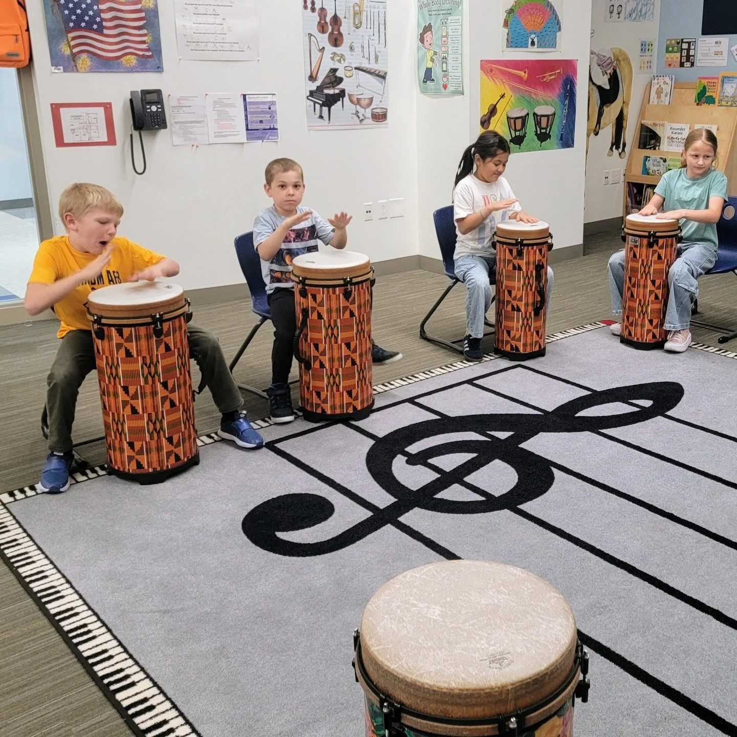 Grant Impact: Finding the Beat Together! 🥁✨

Thanks to our generous donors and the World Drumming grant awarded to Ryan Ruiz, students are discovering the power of rhythm, collaboration, and musical storytelling!

This grant brought a full class set