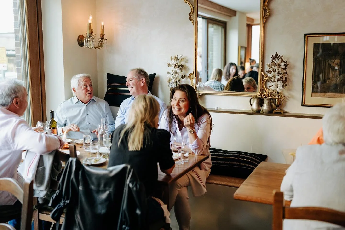 These booths were made for sitting, and that&rsquo;s just what we&rsquo;ll do 🎶