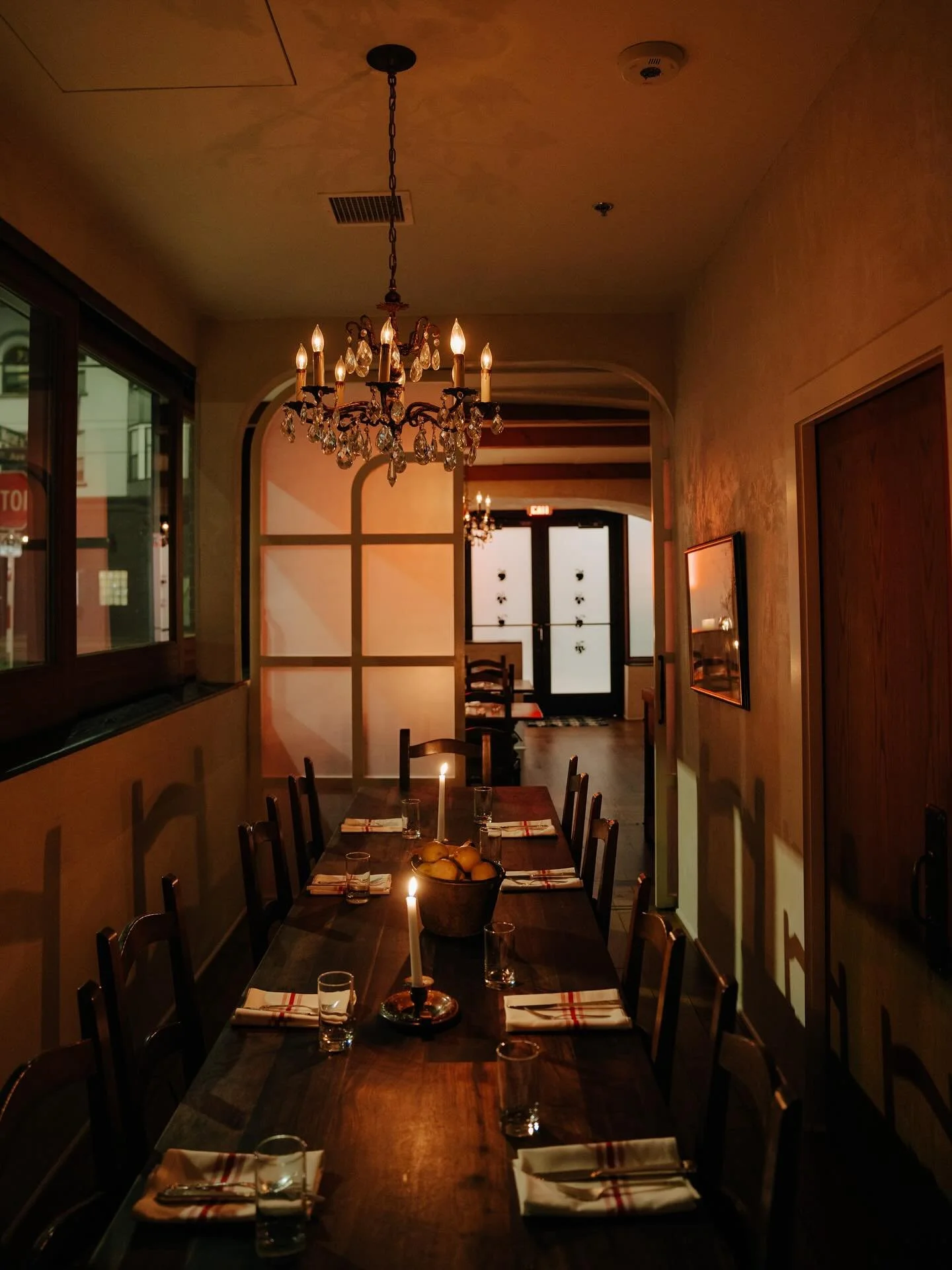 Our latest private dining situation is cozy and vibey