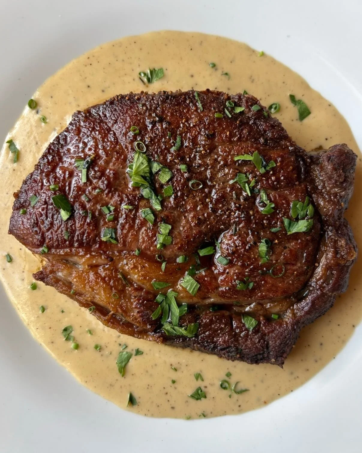 It&rsquo;s a ribeye kind of weekend. If you&rsquo;re in Bellevue, stop in for this cut, served unsliced with a black pepper Marsala sauce.