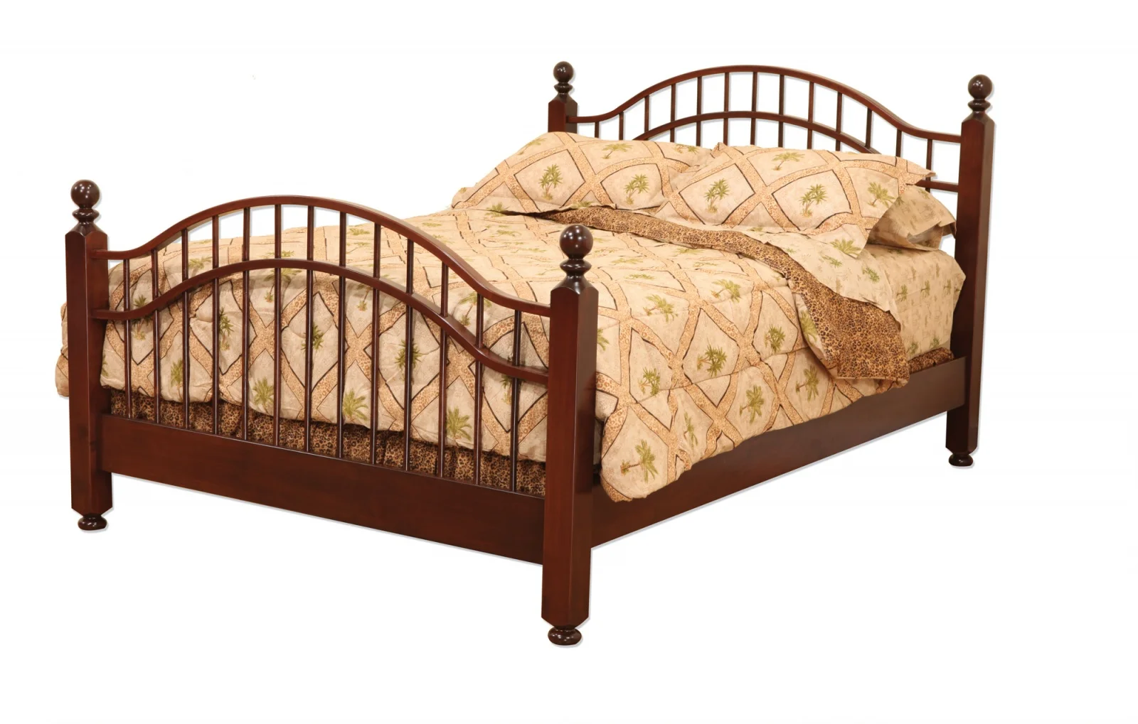 Double Bow Bed with Regular Footboard
