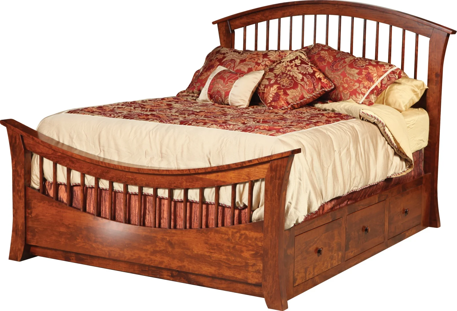 Rainbow Bed with Regular Footboard