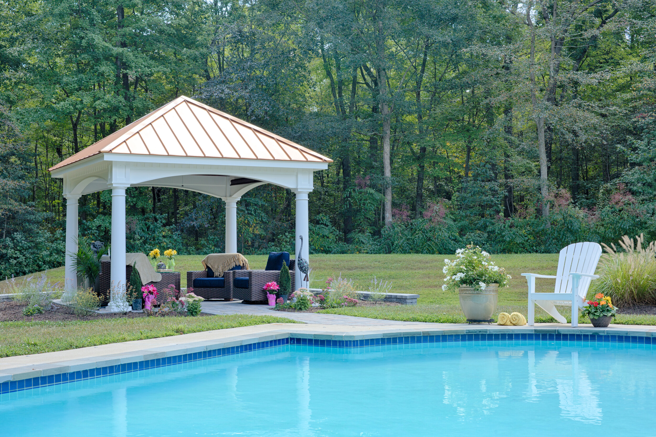 10'x10' Hampton Pavilion-White Vinyl-Copper Penny Standing Seam Metal Roof (3).jpg