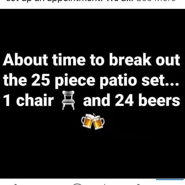 #patioliving #getoutside #smallbusiness #shoplocal #newengland #recycled  we suggest 24 patio chairs and a case of beer
