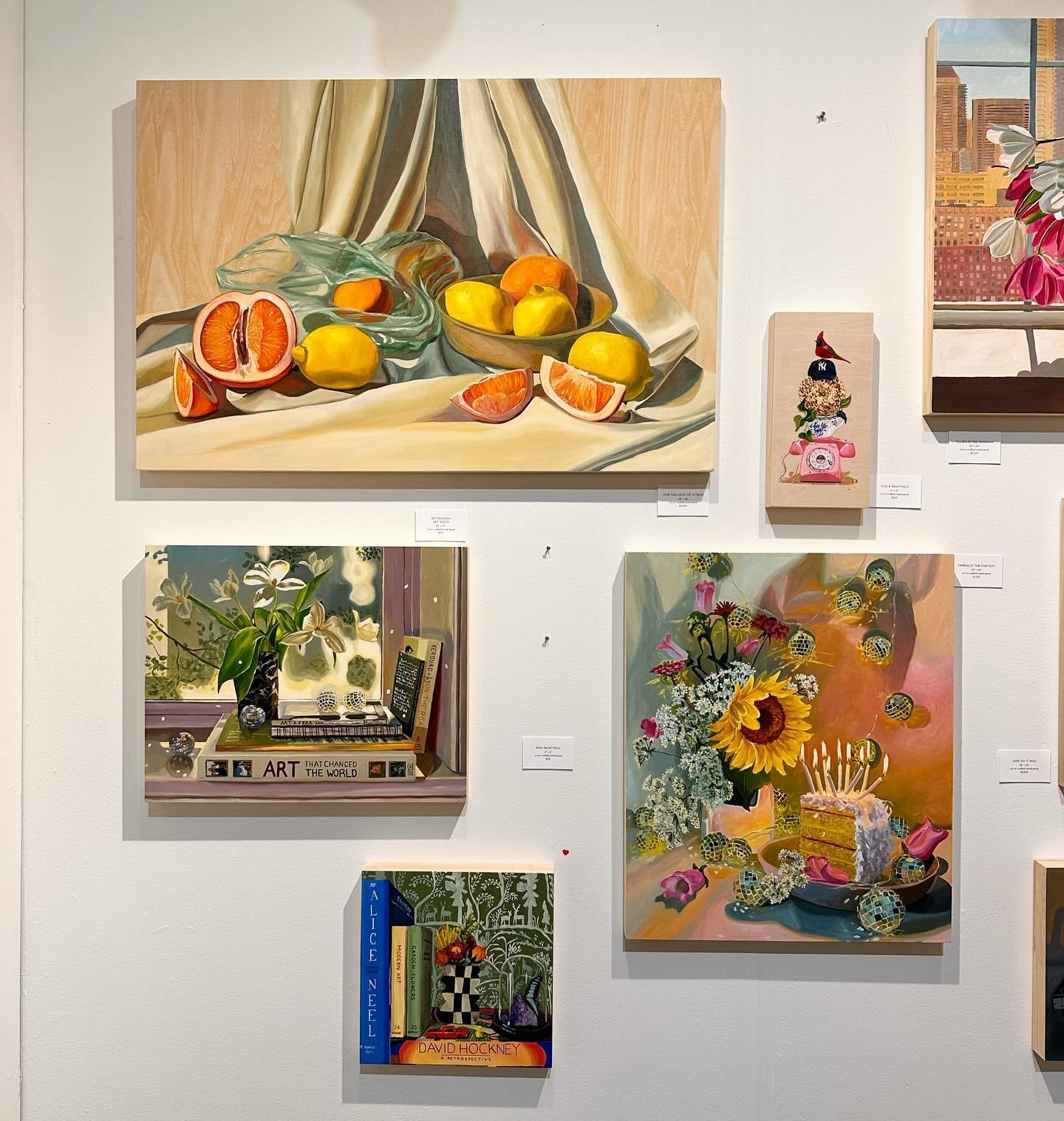 NOT MY ART 🖼️ My first time (and definitely not my last) at @theotherartfair last night. What an amazing event! I hope to showcase some art here one day 🧡