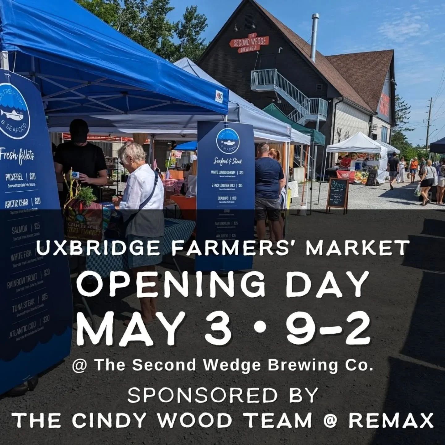 Mark your calendars, y'all! 🤠

The Uxbridge Farmers' Market is back every week starting on Sunday, May 3rd. Visit us from 9 a.m. until 2 p.m. on Sundays at @TheSecondWedge to shop, connect and enjoy all the UFM has to offer...

Outdoor markets featu