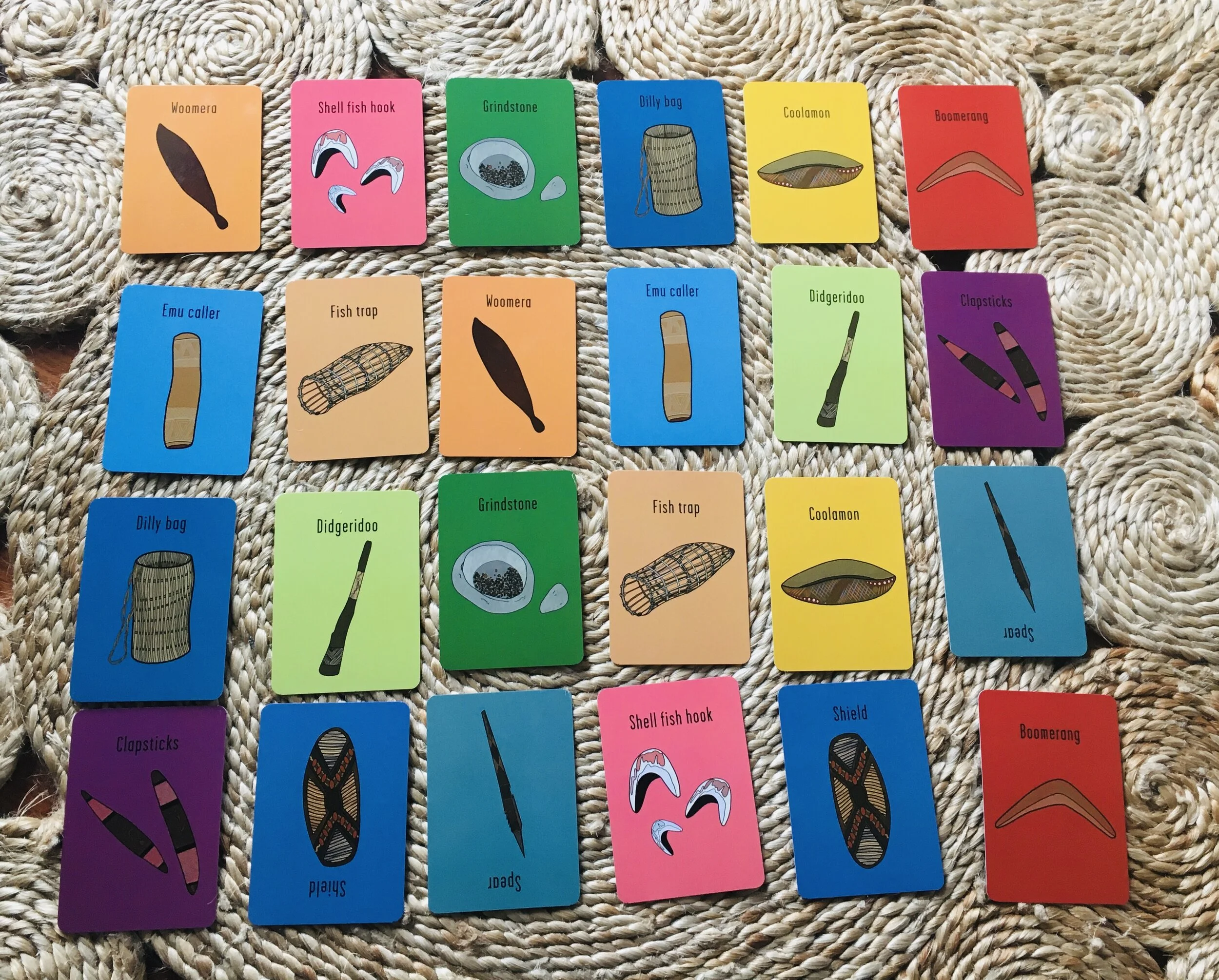 New Product Alert! Aboriginal Tools Memory Matching Card Game
