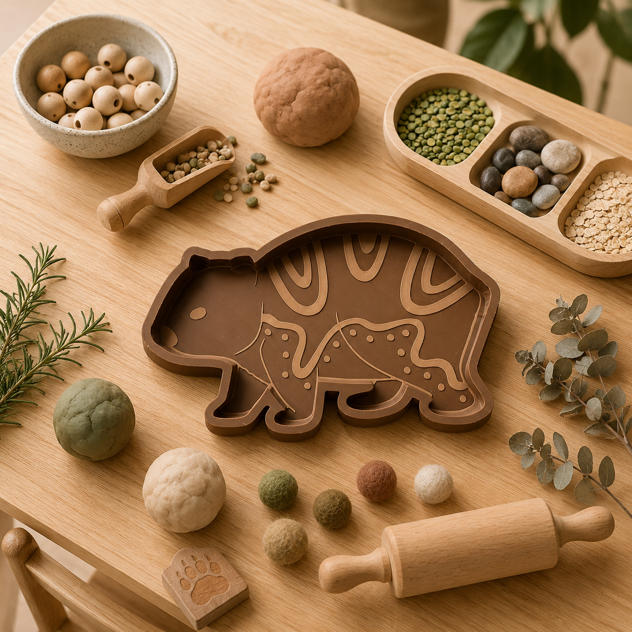 Wombat Sensory Tray