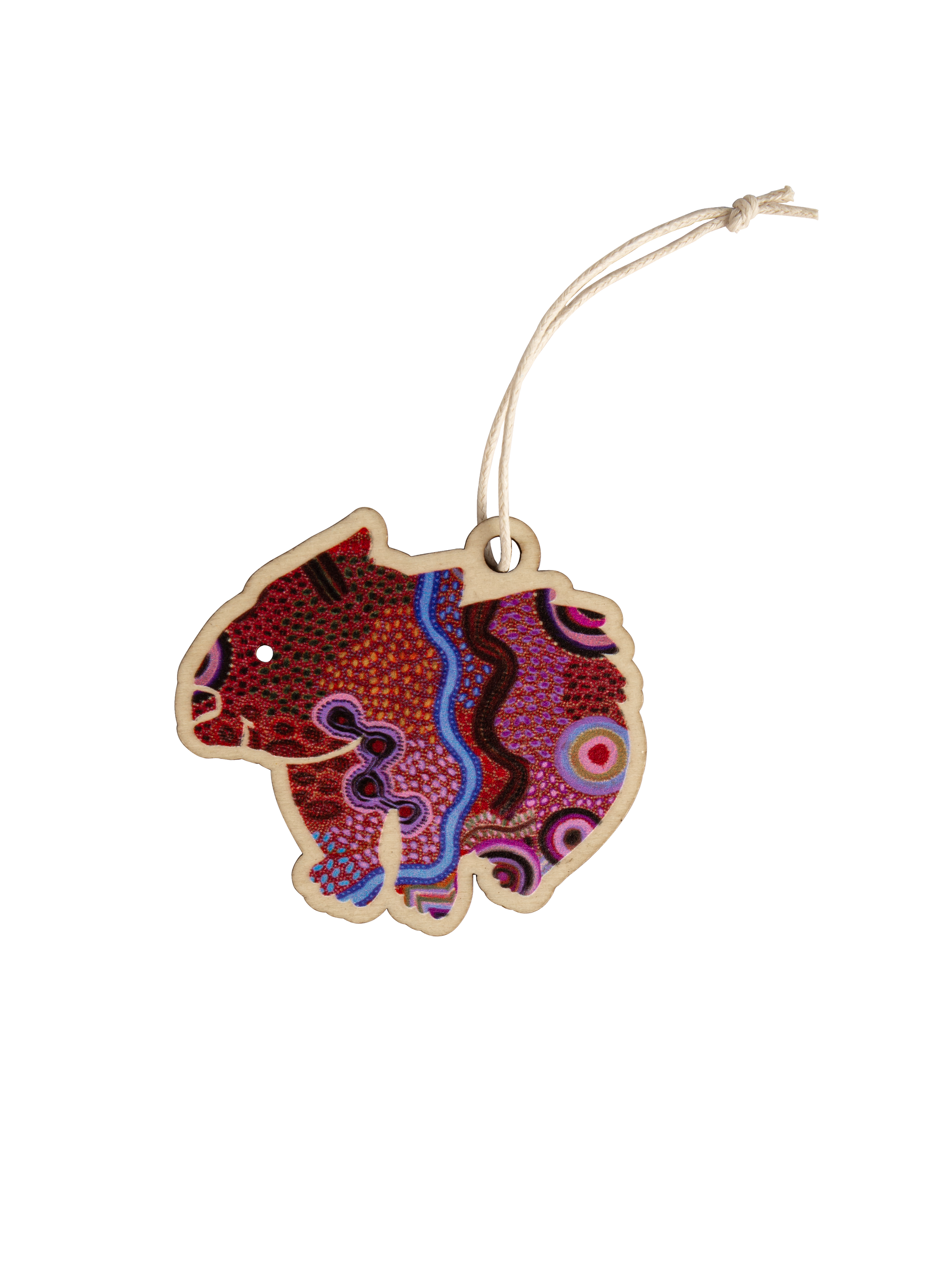 Aboriginal Christmas Wombat Decoration Our Country