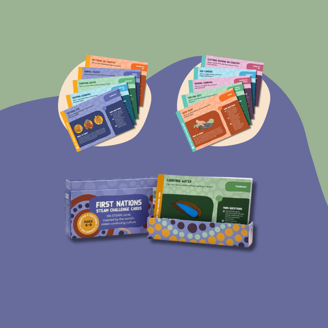 First Nations STEAM Challenge Cards (6-9 years)