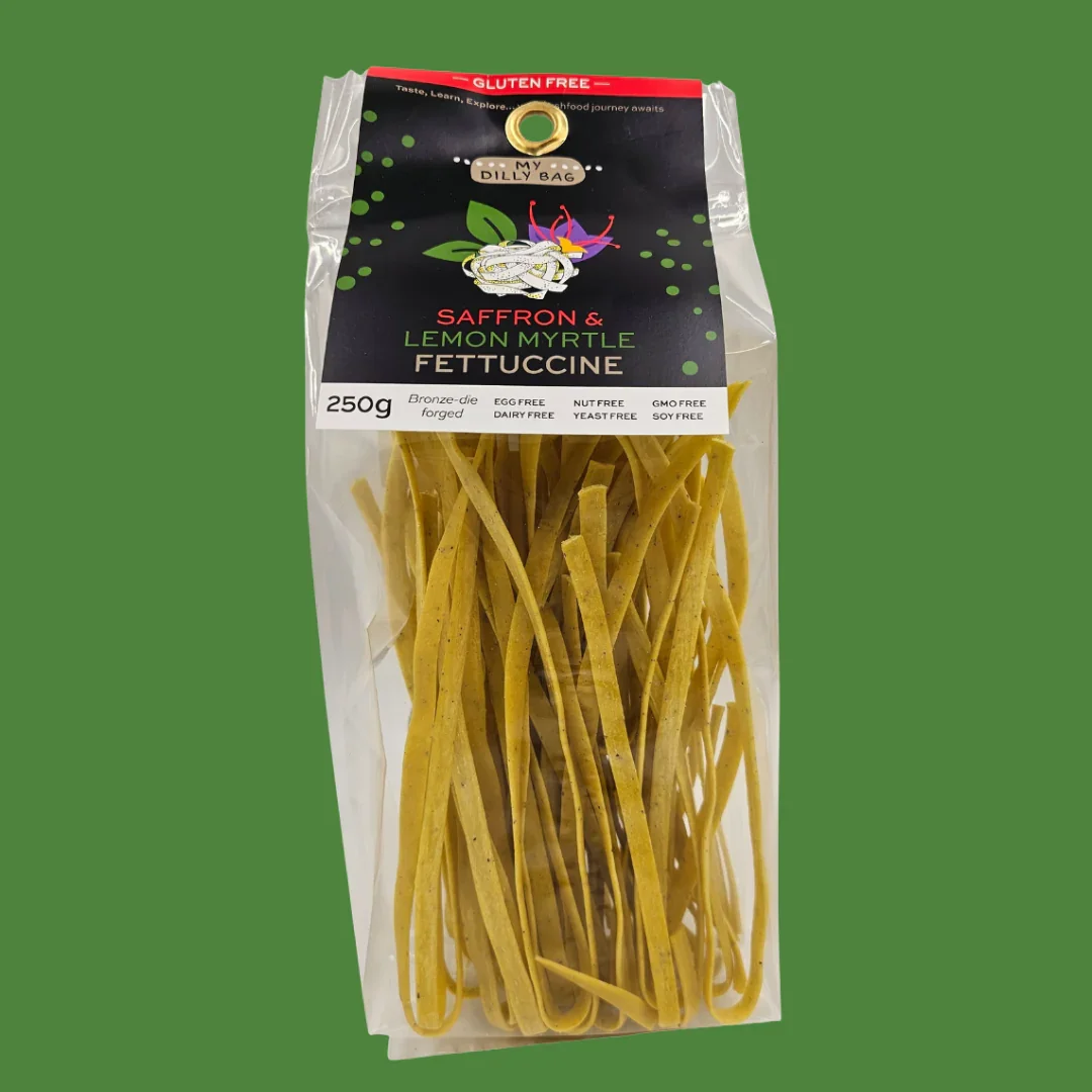 Saffron & Lemon Myrtle Fettuccine GF