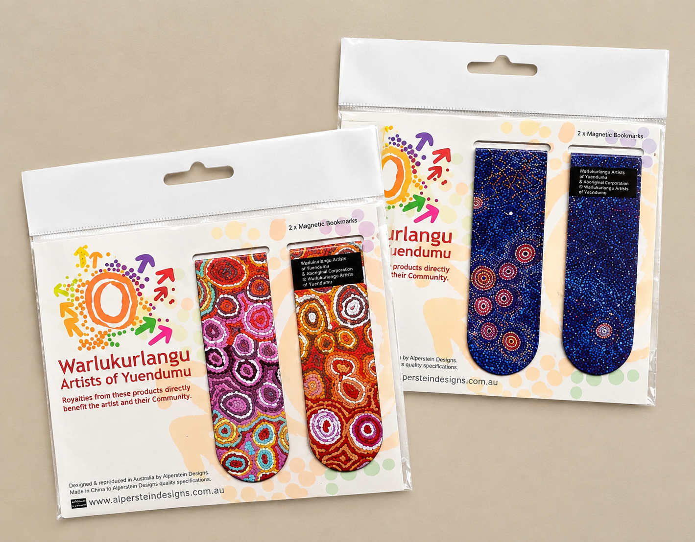 Bookmarks - Set of 2 - Aboriginal Designs
